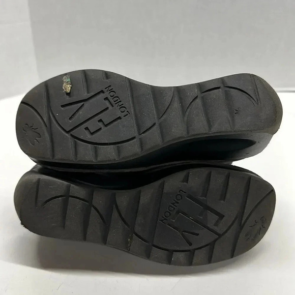 Fly London Jome Bootie Ankle Boots Suede Side Zip Gray Womens Size 38 US 7.5 - 8 - Picture 12 of 14